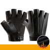 Fingerlose Handschuhe Leder