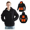 Herren USB Beheizbare Jacke Winterjacke Hoodie